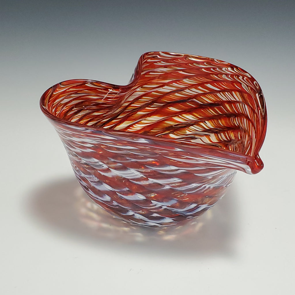 Heart Bowl - Rosetree Blown Glass Studio and Gallery