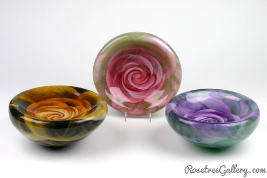 Rose Bowl - Rosetree Blown Glass Studio and Gallery | New Orleans