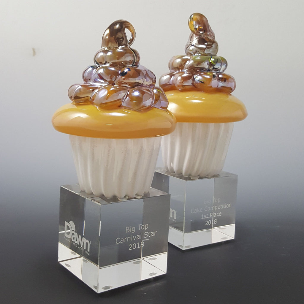 Cupcake Award - Rosetree Blown Glass Studio and Gallery | New Orleans