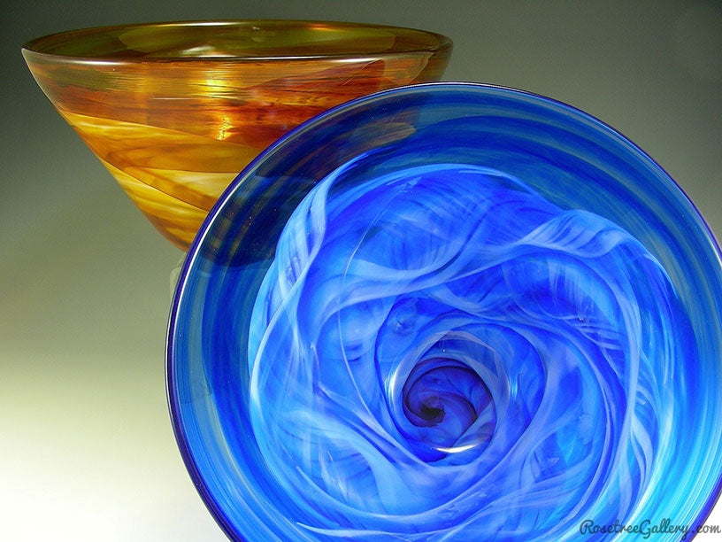 Deep Bowl - Rosetree Blown Glass Studio and Gallery | New Orleans