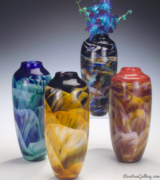 Classic Dreamscape Vase - Rosetree Blown Glass Studio and Gallery | New Orleans
