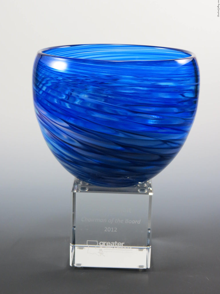 Deep Bowl Award - Rosetree Blown Glass Studio and Gallery | New Orleans