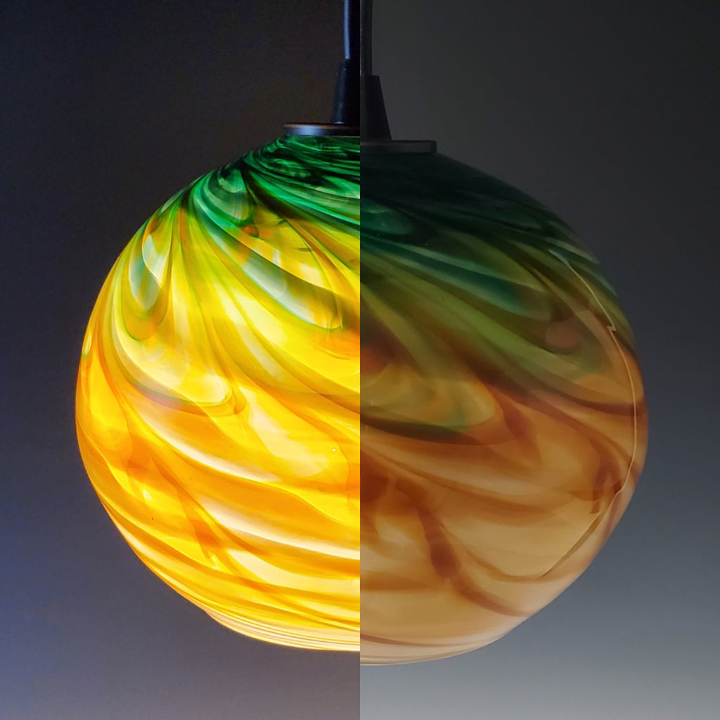 Optic Pendants - Rosetree Blown Glass Studio and Gallery | New Orleans