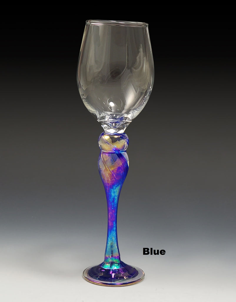 Wine Goblets - Rosetree Blown Glass Studio and Gallery