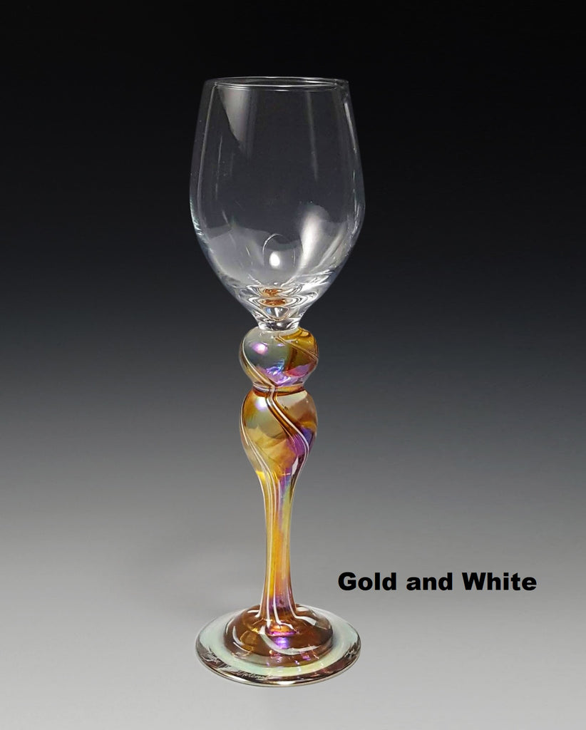 Wine Goblets - Rosetree Blown Glass Studio and Gallery