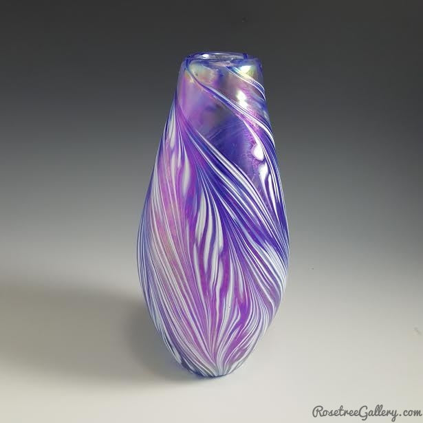 Petal Vase Narrow - Rosetree Blown Glass Studio and Gallery | New Orleans