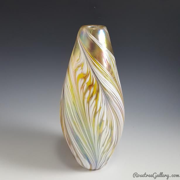 Petal Vase Narrow - Rosetree Blown Glass Studio and Gallery | New Orleans
