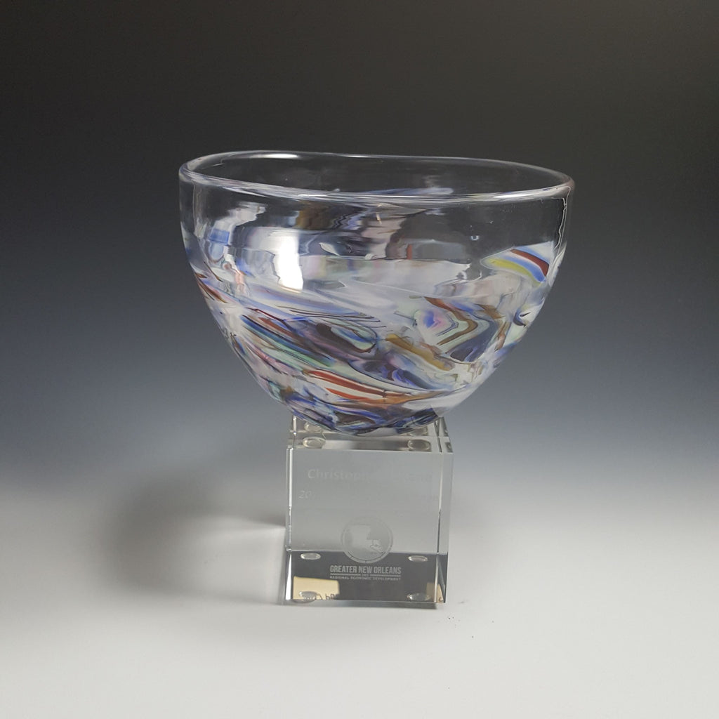 Shard Bowl Award - Rosetree Blown Glass Studio and Gallery | New Orleans