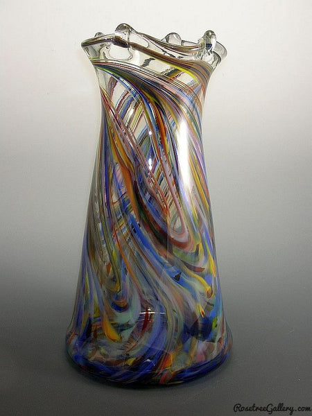Tower Vase - Rosetree Blown Glass Studio and Gallery | New Orleans
