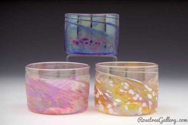 Rice Bowls - Rosetree Blown Glass Studio and Gallery | New Orleans