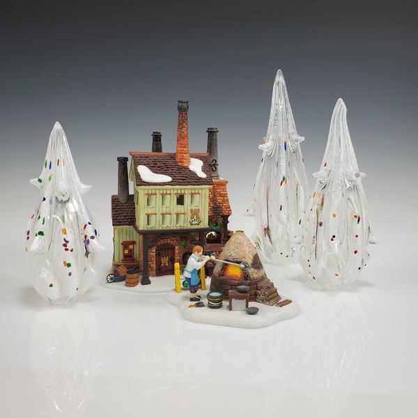 White Christmas - Rosetree Blown Glass Studio and Gallery | New Orleans
