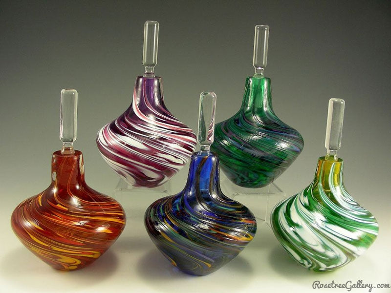 Perfume Bottles - Rosetree Blown Glass Studio and Gallery | New Orleans