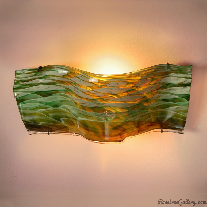 Landscape Sconce - Rosetree Blown Glass Studio and Gallery | New Orleans