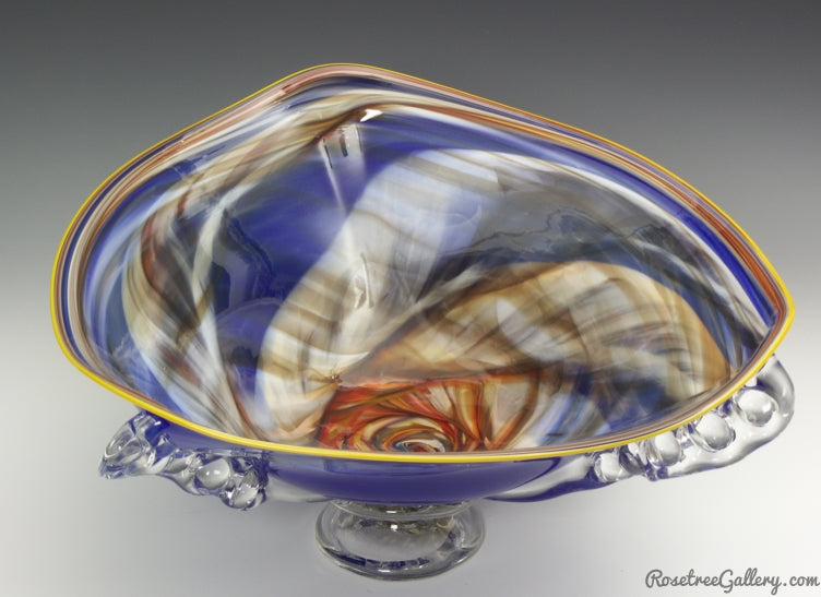 Marble Bowl - Rosetree Blown Glass Studio and Gallery | New Orleans