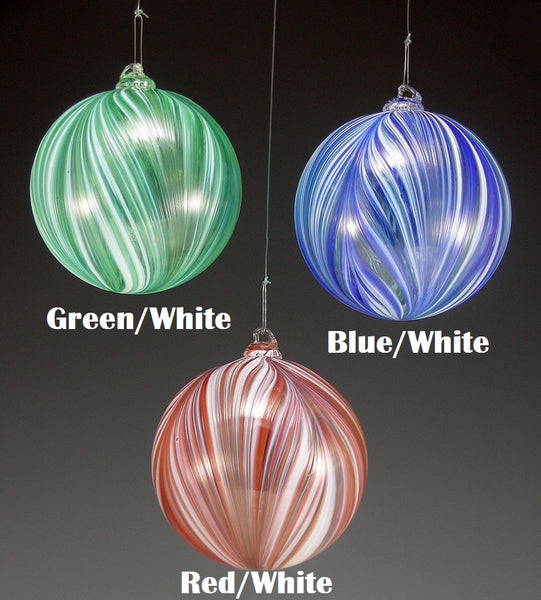 Ribbon Ornaments - Rosetree Blown Glass Studio and Gallery | New Orleans
