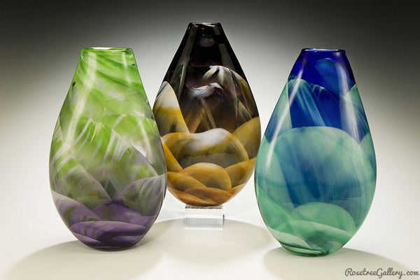 Teardrop Vase - Rosetree Blown Glass Studio and Gallery | New Orleans